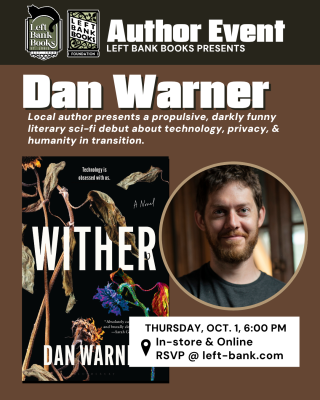 Left Bank Books Author Event flyer